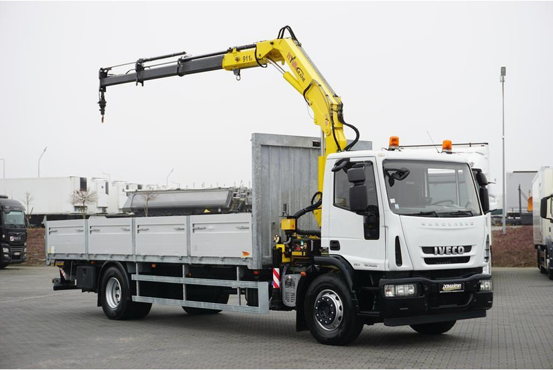 Iveco EUROCARGO / 180E25 / SKRZYNIOWY + HDS + WINDA / HYVA 911 / ROTAT - Φορτηγό με ανοιχτή καρότσα, Φορτηγό με γερανό: φωτογραφία 1 Iveco EUROCARGO / 180E25 / SKRZYNIOWY + HDS + WINDA / HYVA 911 / ROTAT - Φορτηγό με ανοιχτή καρότσα, Φορτηγό με γερανό: φωτογραφία 1