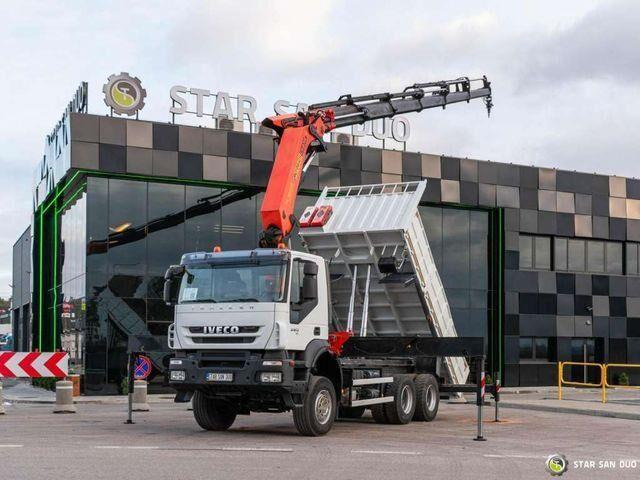 Iveco TRAKKER 360 6x6 PALFINGER PK 36002 Crane Kipper - Φορτηγό ανατρεπόμενο, Φορτηγό με γερανό: φωτογραφία 3 Iveco TRAKKER 360 6x6 PALFINGER PK 36002 Crane Kipper - Φορτηγό ανατρεπόμενο, Φορτηγό με γερανό: φωτογραφία 3