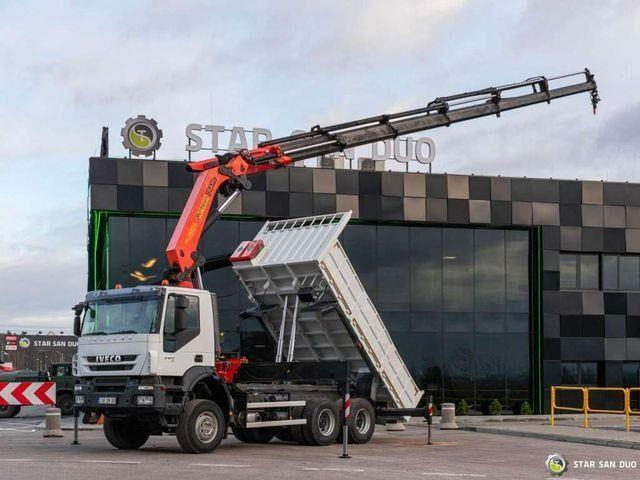 Iveco TRAKKER 360 6x6 PALFINGER PK 36002 Crane Kipper - Φορτηγό ανατρεπόμενο, Φορτηγό με γερανό: φωτογραφία 5 Iveco TRAKKER 360 6x6 PALFINGER PK 36002 Crane Kipper - Φορτηγό ανατρεπόμενο, Φορτηγό με γερανό: φωτογραφία 5