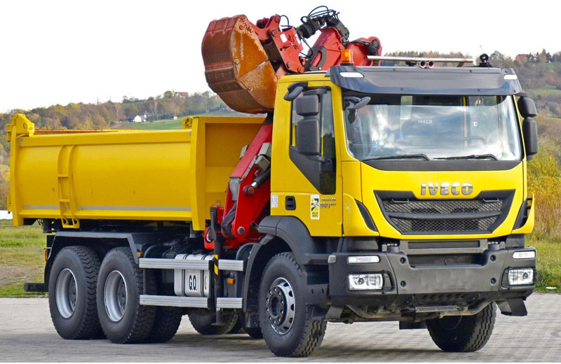 Iveco TRAKKER 360 * Kipper 4,90m* KRAN/FUNK*6x4 - Φορτηγό ανατρεπόμενο, Φορτηγό με γερανό: φωτογραφία 4 Iveco TRAKKER 360 * Kipper 4,90m* KRAN/FUNK*6x4 - Φορτηγό ανατρεπόμενο, Φορτηγό με γερανό: φωτογραφία 4