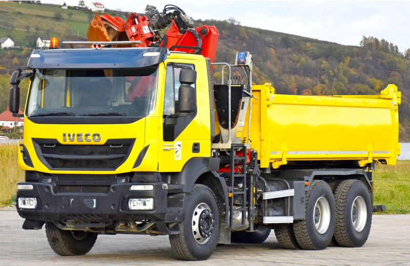 Iveco TRAKKER 360 * Kipper 4,90m* KRAN/FUNK*6x4 - Φορτηγό ανατρεπόμενο, Φορτηγό με γερανό: φωτογραφία 5 Iveco TRAKKER 360 * Kipper 4,90m* KRAN/FUNK*6x4 - Φορτηγό ανατρεπόμενο, Φορτηγό με γερανό: φωτογραφία 5