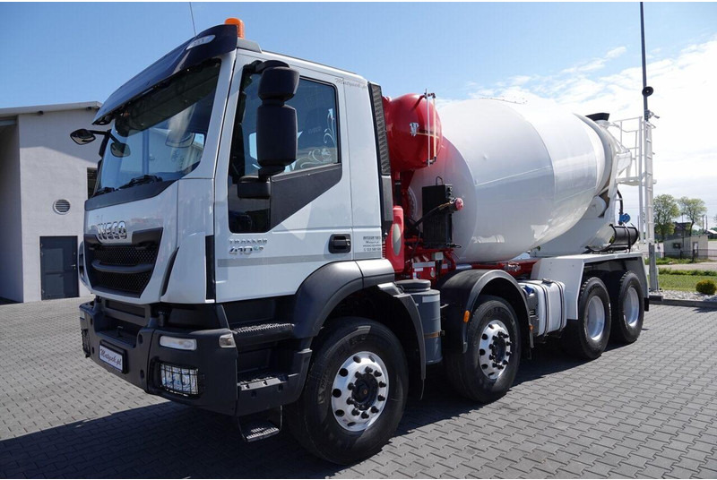 Iveco TRAKKER 410 / 8X4 / BETONOMIESZARKA 9 M3 / PUTZMEISTER / ALUFELG - Μπετονιέρα φορτηγό: φωτογραφία 2 Iveco TRAKKER 410 / 8X4 / BETONOMIESZARKA 9 M3 / PUTZMEISTER / ALUFELG - Μπετονιέρα φορτηγό: φωτογραφία 2
