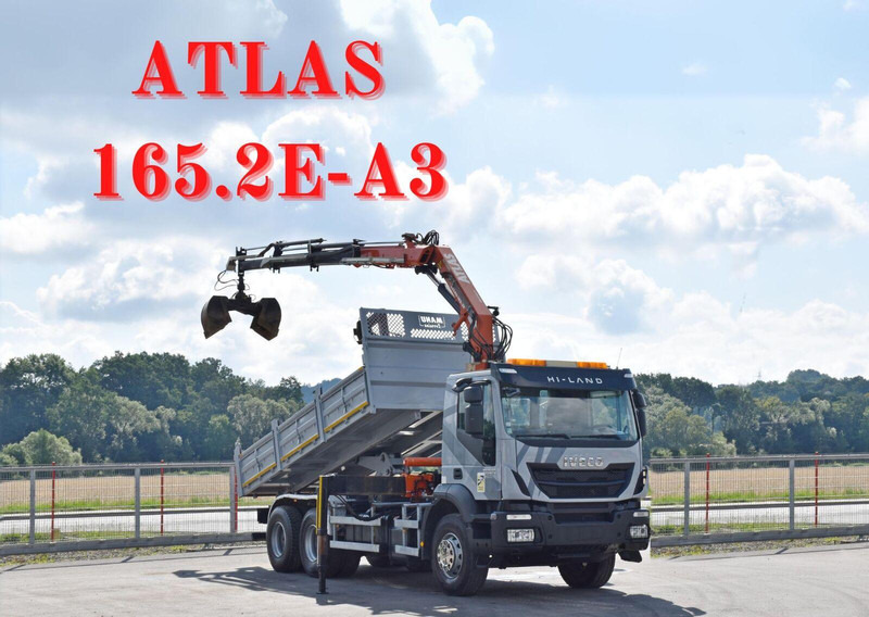 Iveco TRAKKER 410 - Φορτηγό ανατρεπόμενο, Φορτηγό με γερανό: φωτογραφία 1 Iveco TRAKKER 410 - Φορτηγό ανατρεπόμενο, Φορτηγό με γερανό: φωτογραφία 1