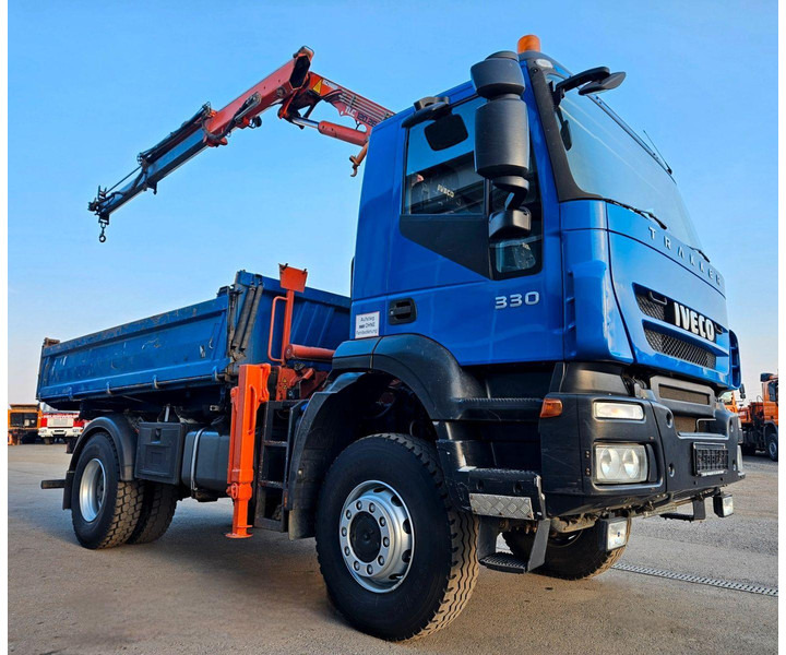Iveco Trakker 190T33 4x4 M Tipper + Crane Atlas 120.2E - Φορτηγό ανατρεπόμενο, Φορτηγό με γερανό: φωτογραφία 4 Iveco Trakker 190T33 4x4 M Tipper + Crane Atlas 120.2E - Φορτηγό ανατρεπόμενο, Φορτηγό με γερανό: φωτογραφία 4