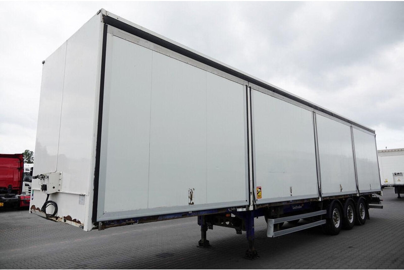 Lecitrailer KONTENER / KOFFER / OTWIERANE BOKI / MOCNA PODŁOGA SZYNA DESKA - Επικαθήμενο κόφα: φωτογραφία 4 Lecitrailer KONTENER / KOFFER / OTWIERANE BOKI / MOCNA PODŁOGA SZYNA DESKA - Επικαθήμενο κόφα: φωτογραφία 4