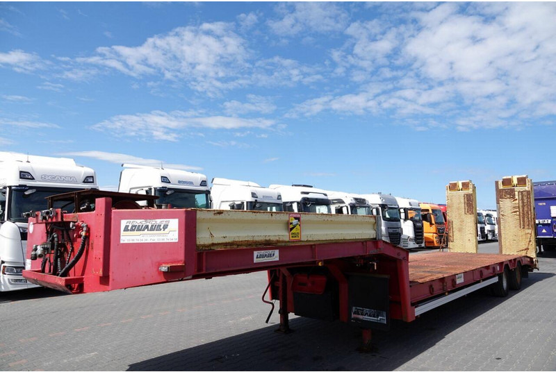 Louault LAWETA NISKOPODWOZIOWA / NAJAZDY HYDRAULICZNE / WCIĄGARKA / 2 OS - Επικαθήμενο με χαμηλό δάπεδο: φωτογραφία 5 Louault LAWETA NISKOPODWOZIOWA / NAJAZDY HYDRAULICZNE / WCIĄGARKA / 2 OS - Επικαθήμενο με χαμηλό δάπεδο: φωτογραφία 5