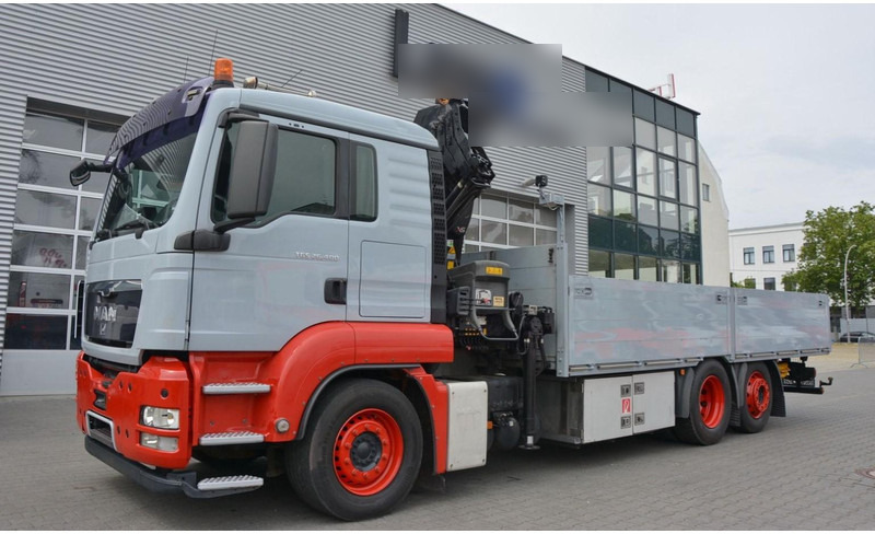 MAN 6,4 m Flatbed + Crane HIAB 211EP 6X2 KRAN HIAB 211EP 6.5m Container Pr - Φορτηγό με ανοιχτή καρότσα, Φορτηγό με γερανό: φωτογραφία 1 MAN 6,4 m Flatbed + Crane HIAB 211EP 6X2 KRAN HIAB 211EP 6.5m Container Pr - Φορτηγό με ανοιχτή καρότσα, Φορτηγό με γερανό: φωτογραφία 1