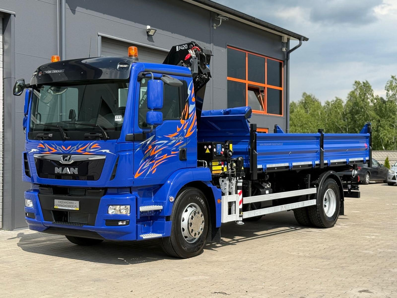 MAN MAN TGM TGL TGS 18.250 // E6 // wywrotka + HDS HMF z pilotem // - Φορτηγό ανατρεπόμενο: φωτογραφία 4 MAN MAN TGM TGL TGS 18.250 // E6 // wywrotka + HDS HMF z pilotem // - Φορτηγό ανατρεπόμενο: φωτογραφία 4