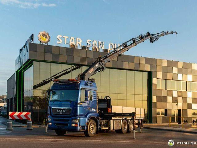 MAN TGA 26.440 6x4 HIAB 322-6 HIPRO Fly Jib - Φορτηγό με ανοιχτή καρότσα, Φορτηγό με γερανό: φωτογραφία 1 MAN TGA 26.440 6x4 HIAB 322-6 HIPRO Fly Jib - Φορτηγό με ανοιχτή καρότσα, Φορτηγό με γερανό: φωτογραφία 1