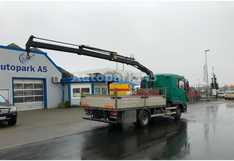 MAN TGL 8.180 Flatbed + Crane Hiab 055 - Φορτηγό με ανοιχτή καρότσα, Φορτηγό με γερανό: φωτογραφία 4 MAN TGL 8.180 Flatbed + Crane Hiab 055 - Φορτηγό με ανοιχτή καρότσα, Φορτηγό με γερανό: φωτογραφία 4