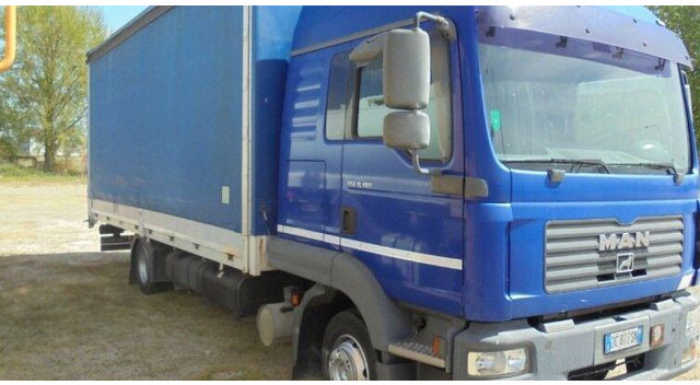 MAN TGL 8.180 P + P - Φορτηγό κόφα: φωτογραφία 2 MAN TGL 8.180 P + P - Φορτηγό κόφα: φωτογραφία 2