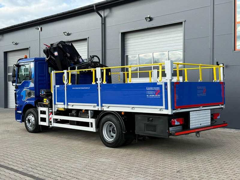 MAN TGM 15.250 skrzynia z żurawiem // E6 // HMF 1520 K1 HDS dzwig kr - Φορτηγό με ανοιχτή καρότσα, Φορτηγό με γερανό: φωτογραφία 3 MAN TGM 15.250 skrzynia z żurawiem // E6 // HMF 1520 K1 HDS dzwig kr - Φορτηγό με ανοιχτή καρότσα, Φορτηγό με γερανό: φωτογραφία 3
