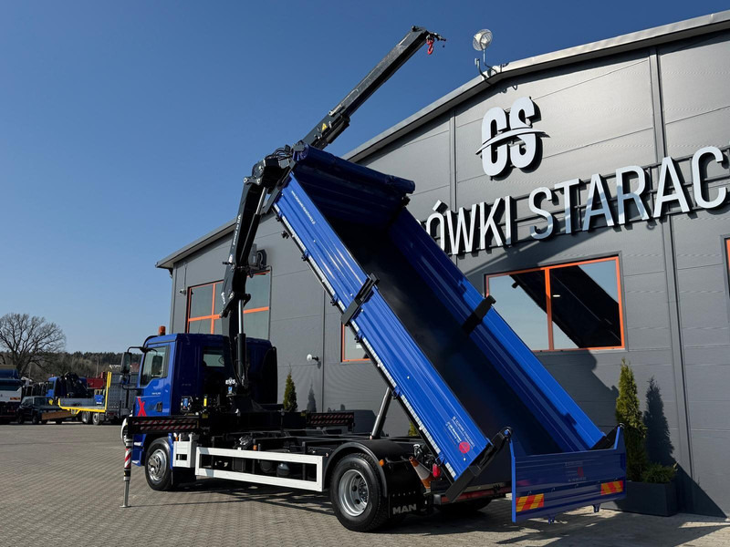 MAN TGM TGL 15.250 / E6 / wywrotka 3-S + HMF żuraw z pilotem / H - Φορτηγό ανατρεπόμενο, Φορτηγό με γερανό: φωτογραφία 3 MAN TGM TGL 15.250 / E6 / wywrotka 3-S + HMF żuraw z pilotem / H - Φορτηγό ανατρεπόμενο, Φορτηγό με γερανό: φωτογραφία 3