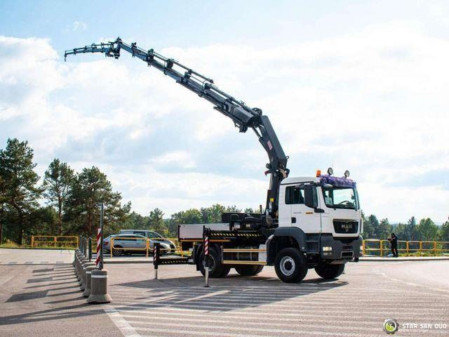 MAN TGS 18.360 4x4 HIAB 377-E6 XS Fly Jib Crane Kra - Φορτηγό με ανοιχτή καρότσα, Φορτηγό με γερανό: φωτογραφία 4 MAN TGS 18.360 4x4 HIAB 377-E6 XS Fly Jib Crane Kra - Φορτηγό με ανοιχτή καρότσα, Φορτηγό με γερανό: φωτογραφία 4
