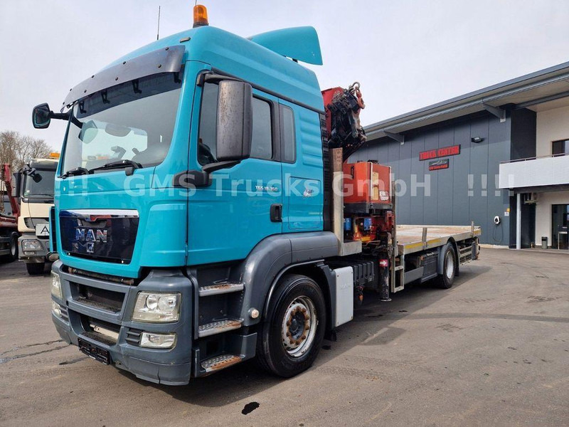 MAN TGS 18.360 Platform Crane HMF 2820 - Φορτηγό με ανοιχτή καρότσα, Φορτηγό με γερανό: φωτογραφία 2 MAN TGS 18.360 Platform Crane HMF 2820 - Φορτηγό με ανοιχτή καρότσα, Φορτηγό με γερανό: φωτογραφία 2