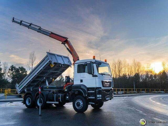 MAN TGS 26.360 6x6 PALFINGER PK 18001 EH Crane Kipe - Φορτηγό ανατρεπόμενο, Φορτηγό με γερανό: φωτογραφία 4 MAN TGS 26.360 6x6 PALFINGER PK 18001 EH Crane Kipe - Φορτηγό ανατρεπόμενο, Φορτηγό με γερανό: φωτογραφία 4