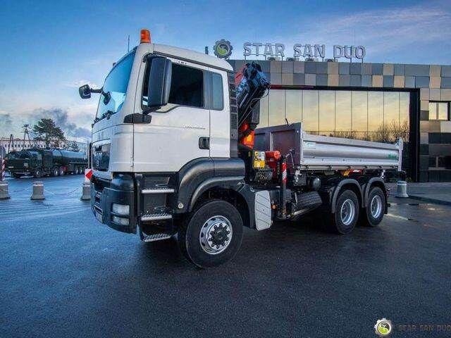 MAN TGS 26.360 6x6 PALFINGER PK 18001 EH Crane Kipe - Φορτηγό ανατρεπόμενο, Φορτηγό με γερανό: φωτογραφία 2 MAN TGS 26.360 6x6 PALFINGER PK 18001 EH Crane Kipe - Φορτηγό ανατρεπόμενο, Φορτηγό με γερανό: φωτογραφία 2