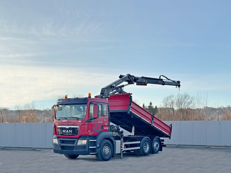 MAN TGS 26.360 Kipper 5,15m*HMF 1420 K2 + FUNK/6x2 - Φορτηγό ανατρεπόμενο, Φορτηγό με γερανό: φωτογραφία 2 MAN TGS 26.360 Kipper 5,15m*HMF 1420 K2 + FUNK/6x2 - Φορτηγό ανατρεπόμενο, Φορτηγό με γερανό: φωτογραφία 2