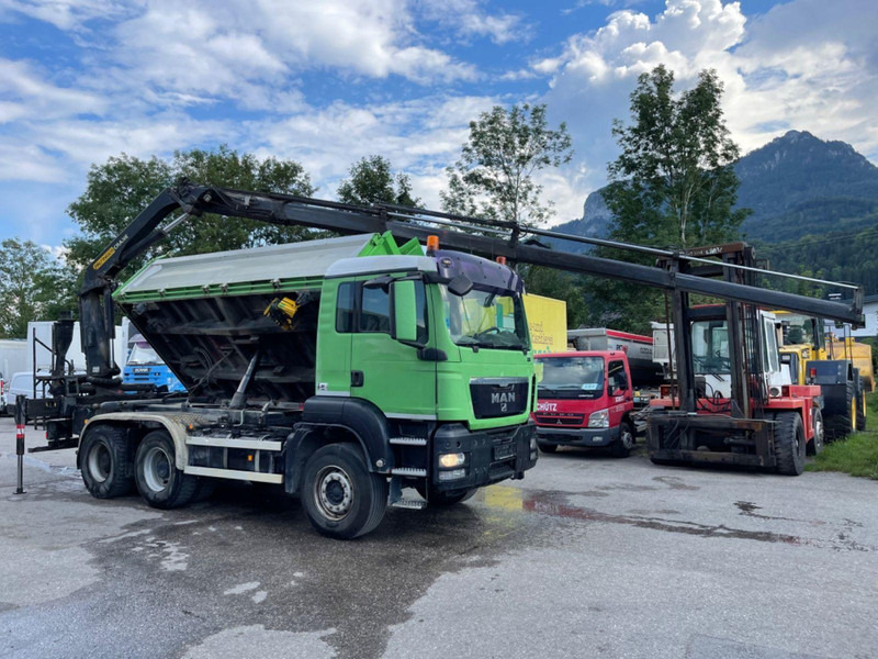 MAN TGS 26.400 6x4 Tipper + Crane PK 15002 - Φορτηγό ανατρεπόμενο, Φορτηγό με γερανό: φωτογραφία 3 MAN TGS 26.400 6x4 Tipper + Crane PK 15002 - Φορτηγό ανατρεπόμενο, Φορτηγό με γερανό: φωτογραφία 3
