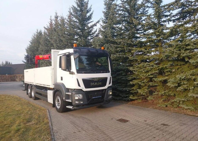 MAN TGS 26.400 Crane Palfinger PK 23001L - Φορτηγό με ανοιχτή καρότσα, Φορτηγό με γερανό: φωτογραφία 2 MAN TGS 26.400 Crane Palfinger PK 23001L - Φορτηγό με ανοιχτή καρότσα, Φορτηγό με γερανό: φωτογραφία 2