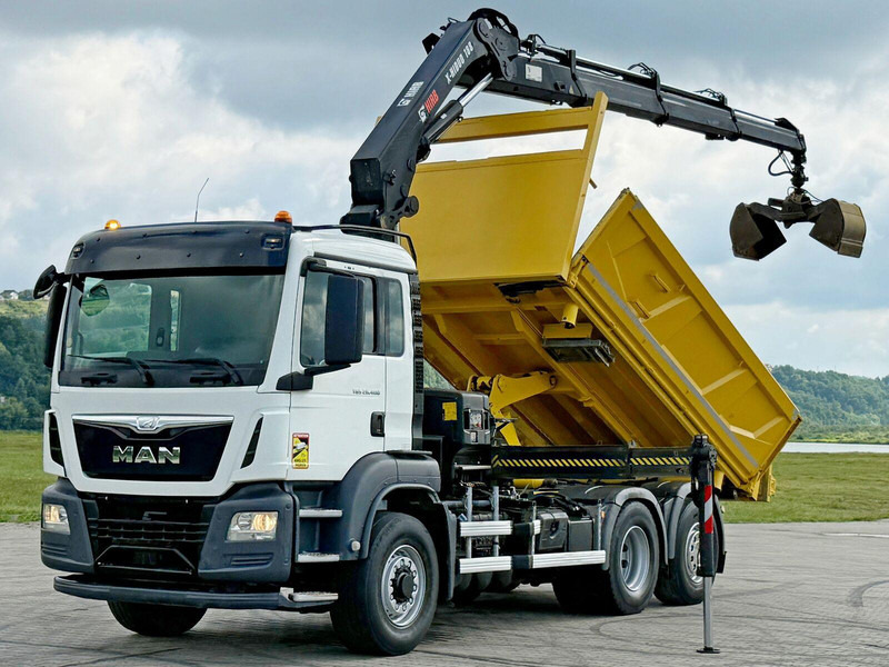 MAN TGS 26.400 * HIAB X-HIDUO 188 E-3 + FUNK * 6x4 - Φορτηγό ανατρεπόμενο, Φορτηγό με γερανό: φωτογραφία 3 MAN TGS 26.400 * HIAB X-HIDUO 188 E-3 + FUNK * 6x4 - Φορτηγό ανατρεπόμενο, Φορτηγό με γερανό: φωτογραφία 3
