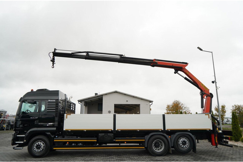MAN TGS 26.440 / 6X2 / SKRZYNIOWY 7,5 M / OŚ PODNOSZONA + HDS PALFI - Φορτηγό με ανοιχτή καρότσα, Φορτηγό με γερανό: φωτογραφία 5 MAN TGS 26.440 / 6X2 / SKRZYNIOWY 7,5 M / OŚ PODNOSZONA + HDS PALFI - Φορτηγό με ανοιχτή καρότσα, Φορτηγό με γερανό: φωτογραφία 5