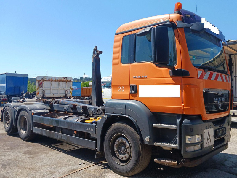 MAN TGS 26.440 Meiller RK2065, EURO5, GERMAN - Φορτηγό με ανοιχτή καρότσα, Φορτηγό με γερανό: φωτογραφία 2 MAN TGS 26.440 Meiller RK2065, EURO5, GERMAN - Φορτηγό με ανοιχτή καρότσα, Φορτηγό με γερανό: φωτογραφία 2