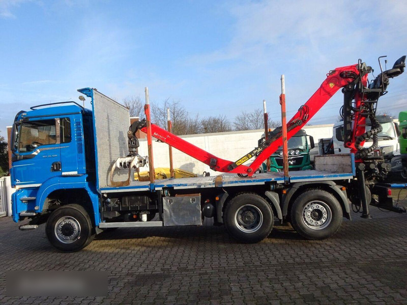 Leasing MAN TGS 28.500 6x4 Log truck + Crane Epsilon + Trailer MAN TGS 28.500 6x4 Log truck + Crane Epsilon + Trailer: φωτογραφία 10