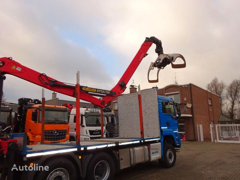 Leasing MAN TGS 28.500 6x4 Log truck + Crane Epsilon + Trailer MAN TGS 28.500 6x4 Log truck + Crane Epsilon + Trailer: φωτογραφία 7