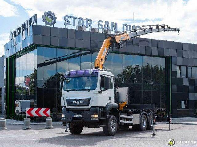 MAN TGS 33.400 6x6 BL EFFER 315/8S HDS Crane 2019 - Φορτηγό με ανοιχτή καρότσα, Φορτηγό με γερανό: φωτογραφία 2 MAN TGS 33.400 6x6 BL EFFER 315/8S HDS Crane 2019 - Φορτηγό με ανοιχτή καρότσα, Φορτηγό με γερανό: φωτογραφία 2