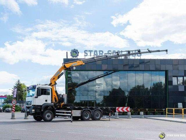 MAN TGS 33.400 6x6 BL EFFER 315/8S HDS Crane 2019 - Φορτηγό με ανοιχτή καρότσα, Φορτηγό με γερανό: φωτογραφία 3 MAN TGS 33.400 6x6 BL EFFER 315/8S HDS Crane 2019 - Φορτηγό με ανοιχτή καρότσα, Φορτηγό με γερανό: φωτογραφία 3