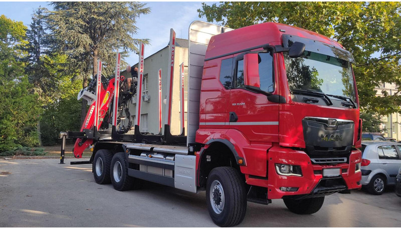 MAN TGS 33.520 - Φορτηγό ξυλείας, Φορτηγό με γερανό: φωτογραφία 2 MAN TGS 33.520 - Φορτηγό ξυλείας, Φορτηγό με γερανό: φωτογραφία 2