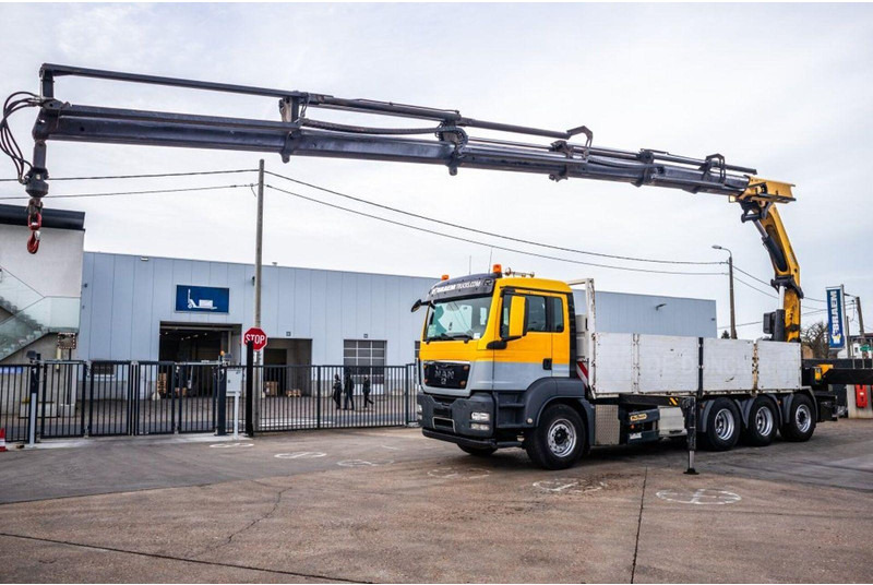 MAN TGS 35.440 8x4 Crane Palfinger PK 42002-SH - Φορτηγό με ανοιχτή καρότσα, Φορτηγό με γερανό: φωτογραφία 2 MAN TGS 35.440 8x4 Crane Palfinger PK 42002-SH - Φορτηγό με ανοιχτή καρότσα, Φορτηγό με γερανό: φωτογραφία 2