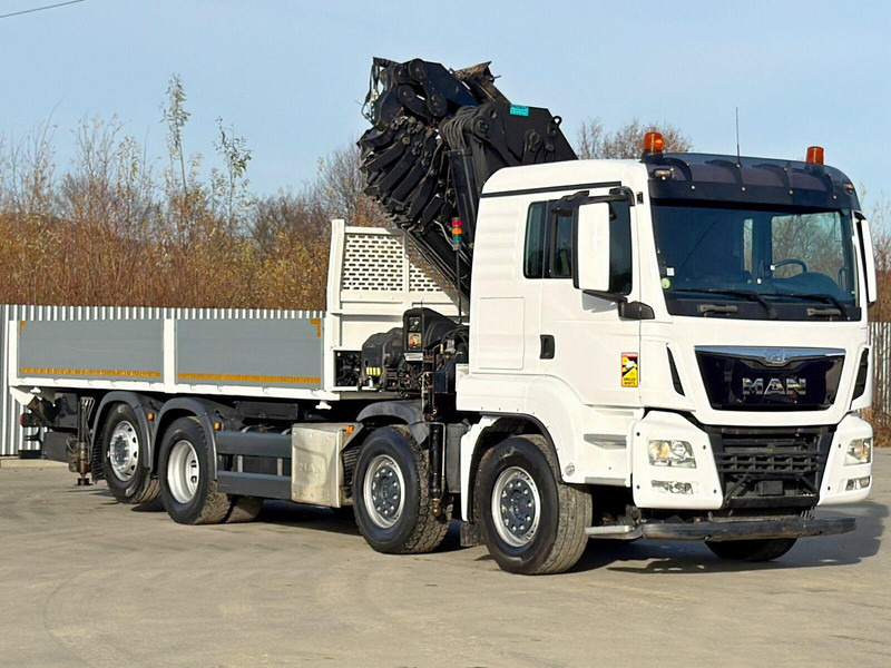 MAN TGS 35.440* HIAB 422 E-7 + JIB 75 X-4 + FUNK - Φορτηγό με ανοιχτή καρότσα, Φορτηγό με γερανό: φωτογραφία 4 MAN TGS 35.440* HIAB 422 E-7 + JIB 75 X-4 + FUNK - Φορτηγό με ανοιχτή καρότσα, Φορτηγό με γερανό: φωτογραφία 4