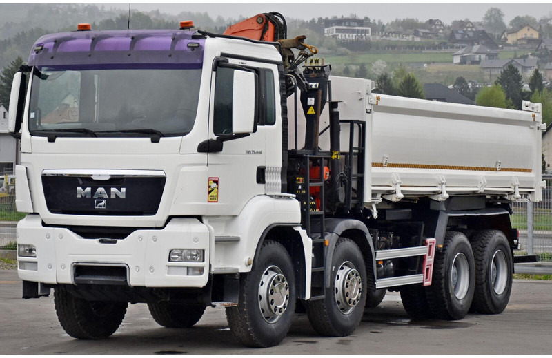 MAN TGS 35.440 * KIPPER 5,80m + KRAN * TOPZUSTAND - Φορτηγό ανατρεπόμενο, Φορτηγό με γερανό: φωτογραφία 5 MAN TGS 35.440 * KIPPER 5,80m + KRAN * TOPZUSTAND - Φορτηγό ανατρεπόμενο, Φορτηγό με γερανό: φωτογραφία 5