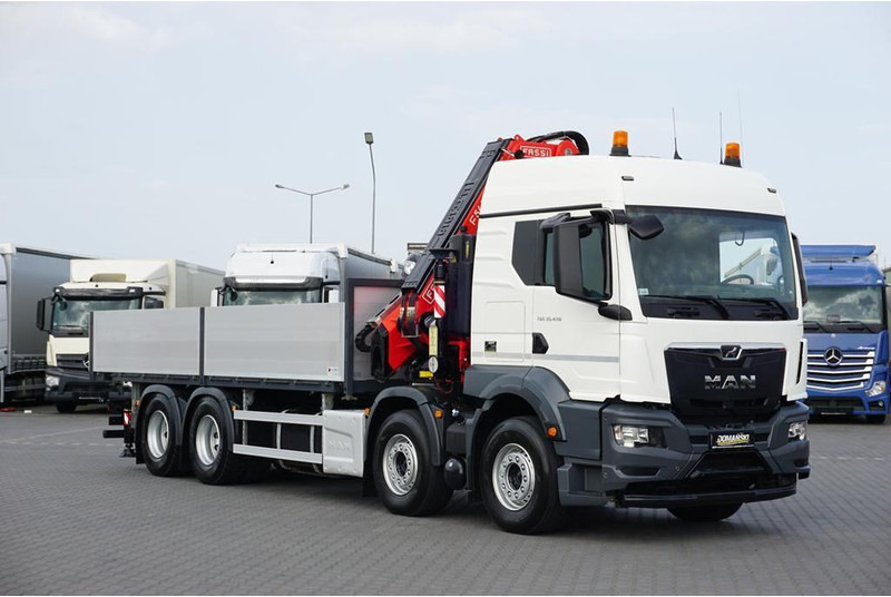 MAN TGS / 35.470 / E 6 / SKRZYNIOWY + HDS / FASSI F 545 / ŁAD. 13 10 - Φορτηγό με ανοιχτή καρότσα, Φορτηγό με γερανό: φωτογραφία 2 MAN TGS / 35.470 / E 6 / SKRZYNIOWY + HDS / FASSI F 545 / ŁAD. 13 10 - Φορτηγό με ανοιχτή καρότσα, Φορτηγό με γερανό: φωτογραφία 2
