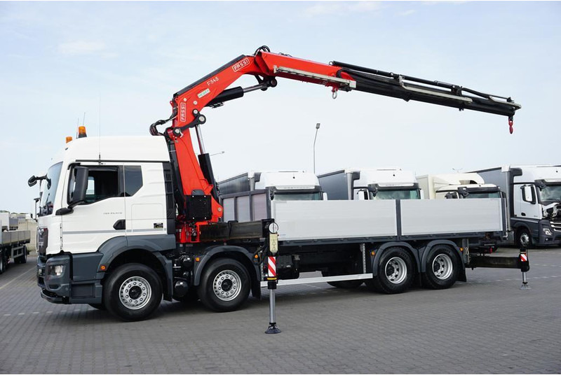 MAN TGS / 35.470 / E 6 / SKRZYNIOWY + HDS / FASSI F 545 / ŁAD. 13 10 - Φορτηγό με ανοιχτή καρότσα, Φορτηγό με γερανό: φωτογραφία 4 MAN TGS / 35.470 / E 6 / SKRZYNIOWY + HDS / FASSI F 545 / ŁAD. 13 10 - Φορτηγό με ανοιχτή καρότσα, Φορτηγό με γερανό: φωτογραφία 4