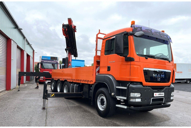 MAN TGS 35.480 8x4 Crane Palfinger PK 50002EH - Φορτηγό με ανοιχτή καρότσα, Φορτηγό με γερανό: φωτογραφία 3 MAN TGS 35.480 8x4 Crane Palfinger PK 50002EH - Φορτηγό με ανοιχτή καρότσα, Φορτηγό με γερανό: φωτογραφία 3