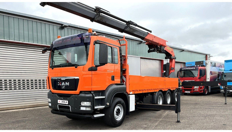 MAN TGS 35.480 8x4 Crane Palfinger PK 50002EH - Φορτηγό με ανοιχτή καρότσα, Φορτηγό με γερανό: φωτογραφία 1 MAN TGS 35.480 8x4 Crane Palfinger PK 50002EH - Φορτηγό με ανοιχτή καρότσα, Φορτηγό με γερανό: φωτογραφία 1