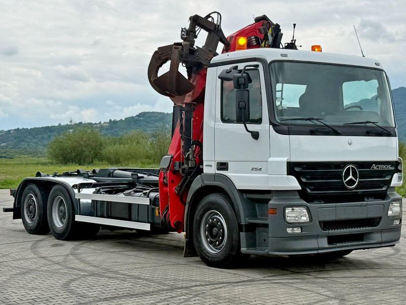 Mercedes-Benz ACTROS 2541 ABROLLKIPPER EPSILON E140Z81 TOP - Φορτηγό φόρτωσης γάντζου, Φορτηγό με γερανό: φωτογραφία 3 Mercedes-Benz ACTROS 2541 ABROLLKIPPER EPSILON E140Z81 TOP - Φορτηγό φόρτωσης γάντζου, Φορτηγό με γερανό: φωτογραφία 3