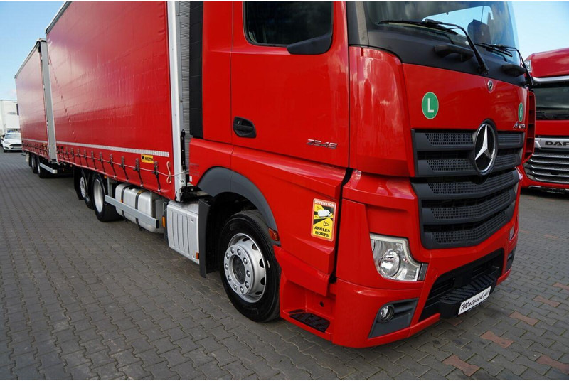 Mercedes-Benz ACTROS 2545 / ZESTAW TANDEM 120 M3 / PRZEJAZDOWY / 6x2 / OŚ POD - Φορτηγό μουσαμάς: φωτογραφία 4 Mercedes-Benz ACTROS 2545 / ZESTAW TANDEM 120 M3 / PRZEJAZDOWY / 6x2 / OŚ POD - Φορτηγό μουσαμάς: φωτογραφία 4