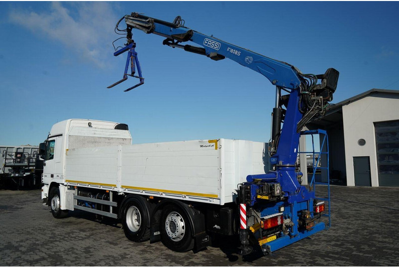 Mercedes-Benz ACTROS 2548 / 6x2 / BURTOWA - 6,5 M / OŚ PODNOSZONA / HDS FASSI - Φορτηγό με ανοιχτή καρότσα, Φορτηγό με γερανό: φωτογραφία 3 Mercedes-Benz ACTROS 2548 / 6x2 / BURTOWA - 6,5 M / OŚ PODNOSZONA / HDS FASSI - Φορτηγό με ανοιχτή καρότσα, Φορτηγό με γερανό: φωτογραφία 3