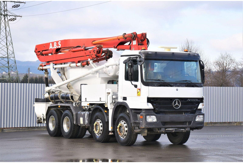 Mercedes-Benz ACTROS 3241* Betonpumpe 21m *8x4 * Top Zustand - Αντλία σκυροδέματος: φωτογραφία 1 Mercedes-Benz ACTROS 3241* Betonpumpe 21m *8x4 * Top Zustand - Αντλία σκυροδέματος: φωτογραφία 1