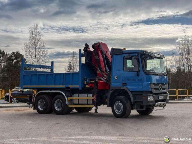 Mercedes-Benz ACTROS 3341 6x6 HMF 4220 K4 CRANE KIPPER - Φορτηγό ανατρεπόμενο, Φορτηγό με γερανό: φωτογραφία 4 Mercedes-Benz ACTROS 3341 6x6 HMF 4220 K4 CRANE KIPPER - Φορτηγό ανατρεπόμενο, Φορτηγό με γερανό: φωτογραφία 4