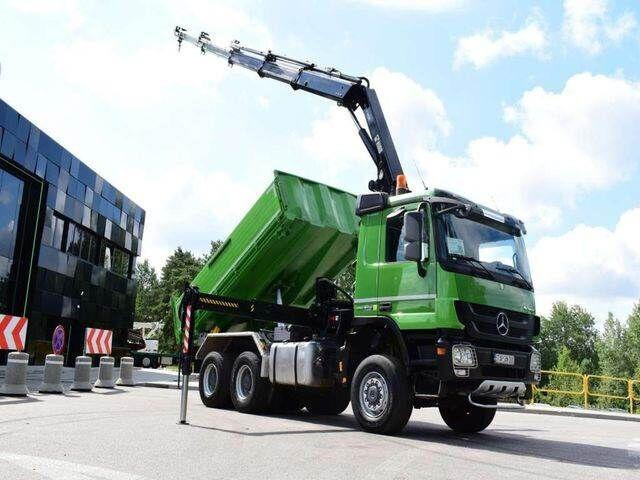 Mercedes-Benz ACTROS 3346 6x6 HIAB 244EP-4 Crane Kipper - Φορτηγό ανατρεπόμενο, Φορτηγό με γερανό: φωτογραφία 2 Mercedes-Benz ACTROS 3346 6x6 HIAB 244EP-4 Crane Kipper - Φορτηγό ανατρεπόμενο, Φορτηγό με γερανό: φωτογραφία 2