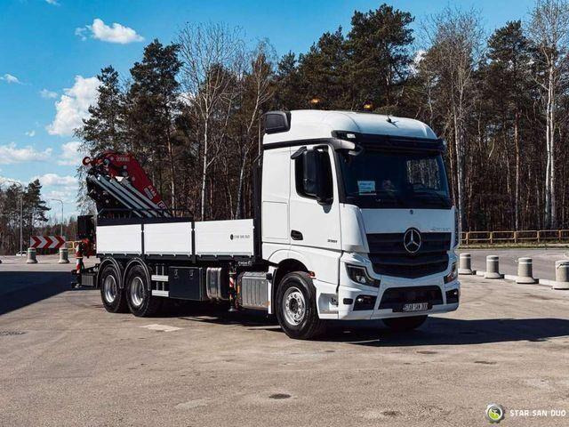 Mercedes-Benz ACTROS 3351 NEW 6x4 Fassi F485 Crane - Φορτηγό με ανοιχτή καρότσα, Φορτηγό με γερανό: φωτογραφία 4 Mercedes-Benz ACTROS 3351 NEW 6x4 Fassi F485 Crane - Φορτηγό με ανοιχτή καρότσα, Φορτηγό με γερανό: φωτογραφία 4