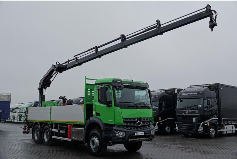 Mercedes-Benz AROCS 2636 / 6x4 / SKRZYNIOWY- 6,5 M / + HDS HIAB 4x wysów: 13 - Φορτηγό με ανοιχτή καρότσα, Φορτηγό με γερανό: φωτογραφία 1 Mercedes-Benz AROCS 2636 / 6x4 / SKRZYNIOWY- 6,5 M / + HDS HIAB 4x wysów: 13 - Φορτηγό με ανοιχτή καρότσα, Φορτηγό με γερανό: φωτογραφία 1