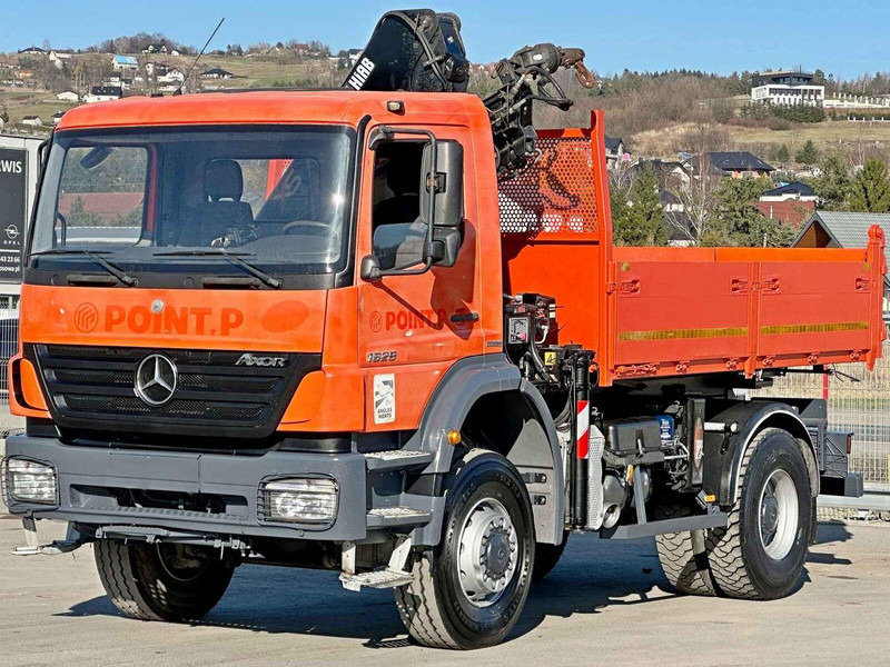 Mercedes-Benz AXOR 1829 * HIAB 1111 HIDUO + FUNK * TOP * 4x4 - Φορτηγό ανατρεπόμενο, Φορτηγό με γερανό: φωτογραφία 3 Mercedes-Benz AXOR 1829 * HIAB 1111 HIDUO + FUNK * TOP * 4x4 - Φορτηγό ανατρεπόμενο, Φορτηγό με γερανό: φωτογραφία 3