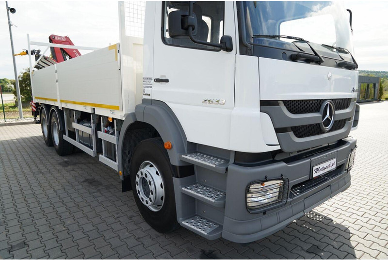Φορτηγό με ανοιχτή καρότσα, Φορτηγό με γερανό Mercedes-Benz / AXOR 2633 / 6X4 / SKRZYNIOWY - 6,55 M / MOCNA PODŁOGA / HDS FA: φωτογραφία 15 Φορτηγό με ανοιχτή καρότσα, Φορτηγό με γερανό Mercedes-Benz / AXOR 2633 / 6X4 / SKRZYNIOWY - 6,55 M / MOCNA PODŁOGA / HDS FA: φωτογραφία 15