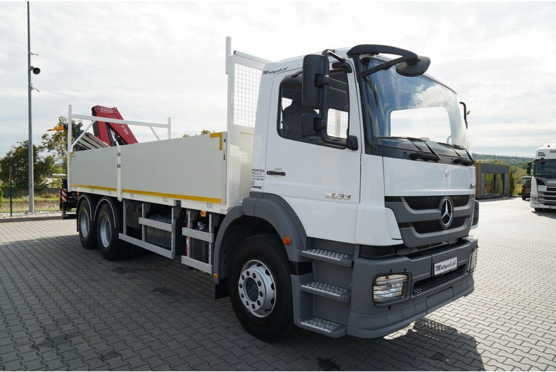 Φορτηγό με ανοιχτή καρότσα, Φορτηγό με γερανό Mercedes-Benz / AXOR 2633 / 6X4 / SKRZYNIOWY - 6,55 M / MOCNA PODŁOGA / HDS FA: φωτογραφία 13 Φορτηγό με ανοιχτή καρότσα, Φορτηγό με γερανό Mercedes-Benz / AXOR 2633 / 6X4 / SKRZYNIOWY - 6,55 M / MOCNA PODŁOGA / HDS FA: φωτογραφία 13